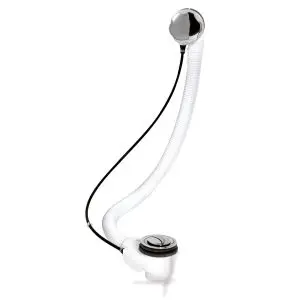 Pop Up Bath Waste - Hudson Reed EA333 Chrome, Chrome colour ,image 1