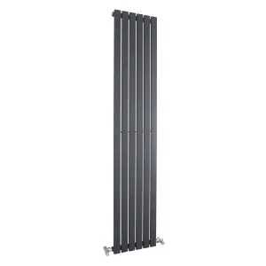 Single Panel Designer Radiator - Hudson Reed HLA72 Anthracite, Anthracite colour ,image 1