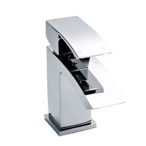 Midi Mono Basin Mixer - Nuie TSI305 Chrome, Chrome colour ,image 1