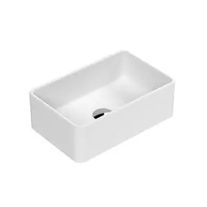 Rectangular Vessel - Hudson Reed NBV279 Matt White, White colour ,image 1