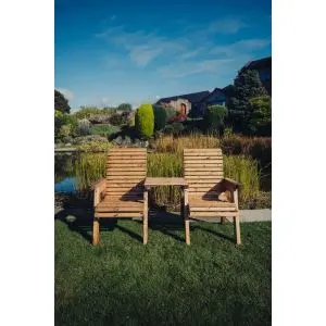Valley Love Seat Square By Churnet Valley