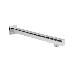 Square Wall Mounted Shower Arm - Nuie ARM19 Chrome, Chrome colour ,image 1