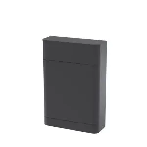 550mm WC Unit - Nuie PMP1441 Black, Black colour ,image 1