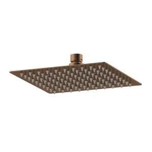 Square Fixed Head 200mm Diameter - Nuie A15088 Brass, Brass colour ,image 1