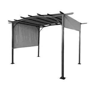 San Remo Sliding Pergola 2.75X3.66M Grey, Grey colour ,image 1