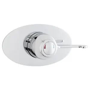 Sequential thermostatic Shower Valve - Nuie VSQ4 Chrome, Chrome colour ,image 1