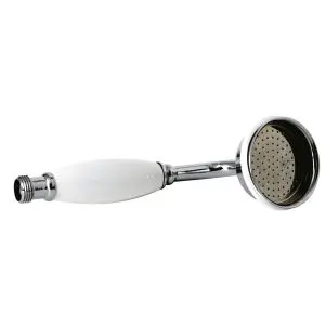 Large Traditional Handset - Hudson Reed A3150G Chrome, Chrome colour ,image 1