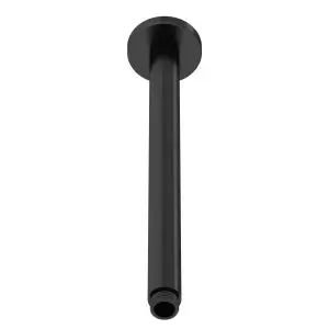 Ceiling-Mounted Arm - Hudson Reed ARM416 Matt Black, Black colour ,image 1