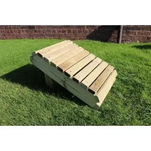 Ergo Footstool By Churnet Valley, Wood colour ,image 1