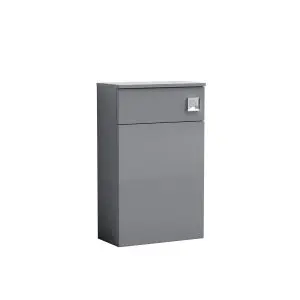 500mm WC Unit - Nuie NVF2241 Grey, Grey colour ,image 1