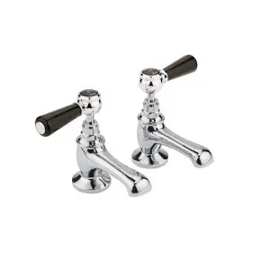 Basin Taps - Hudson Reed BC401HL Chrome, Black/Chrome colour ,image 1
