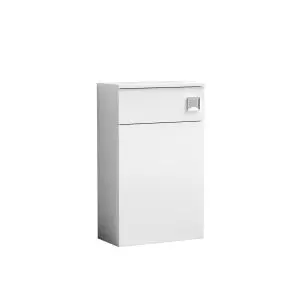 500mm WC Unit - Nuie NVF141 White, White colour ,image 1