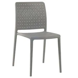 Fame-S Plastic Side Chair - Taupe