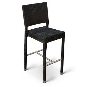 RA Ascot 1100  X  450 Rattan Bar Chair - Neutral Brown