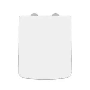 Soft Close Toilet Seat - Nuie NCH198 White, White colour ,image 1