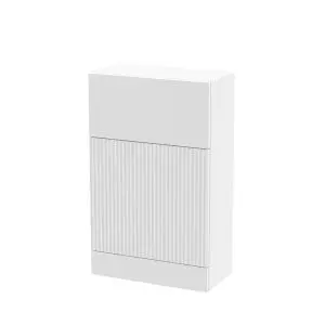 500mm WC Unit - Hudson Reed FLU141 White, White colour ,image 1