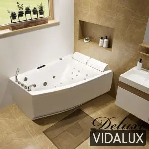 Vidalux WB61 1800 x 1200 Right Hand Deluxe 2 Person Whirlpool & Airspa Bath