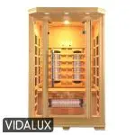 Vidalux Solara 2 Person Full Spectrum Infrared Sauna With Complete Heat