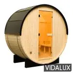 Vidalux 2 Person Traditional Barrel Sauna