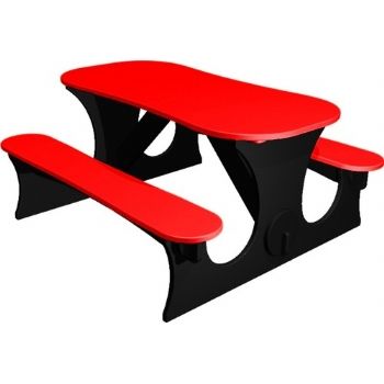 Plastic Garden Benches & Picnic Tables
