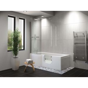 Carnelian 1675 Easy Access Walk-In Bath, White colour ,image 17