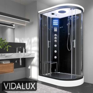 Vidalux Clearwater 1200 Left Customisable Steam Shower 1200 x 800
