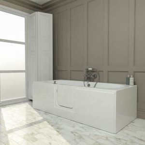 Cordova 1700 Easy Access Walk-In Bath, White colour ,image 6