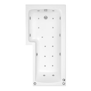 Vidalux Whirlpool Bath WBCL 1700 x 850 Left Hand