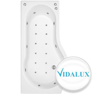 Vidalux Whirlpool Bath WBSB01 Left Hand 1700 x 750
