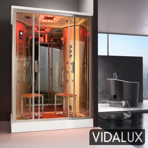 Vidalux Tempest Twin 1400 x 900 2 Person Steam Shower Cabin