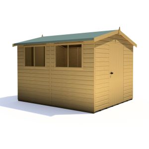 Atlas 10 x 8 Double Door Loglap Shed