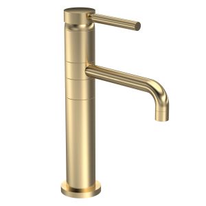 High Rise Mixer - Hudson Reed PN870 Brass, Brass colour ,image 1