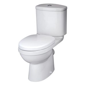 Pan & Cistern - Nuie NCS250 White, White colour ,image 1