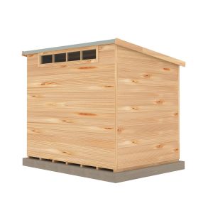 Security Pent 8 x 6 Single Door Shiplap Shed