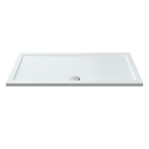 Rectangular Shower Tray 1400 x 760mm - Hudson Reed NTP032 White, White colour ,image 1