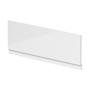 Straight Front Panel & Plinth (1500) - Hudson Reed BPR101 White, White colour ,image 1