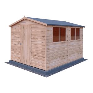 Lewis 10 x 8 Single Door Shiplap Shed