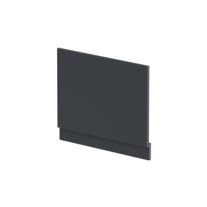 Straight End Panel & Plinth (700) - Hudson Reed BPR1411 Black, Black colour ,image 1