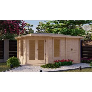 Rita 10 x 14 Corner Log Cabin