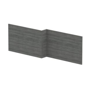 Shower Bath Front Panel (1700) - Nuie MPD535N Grey, Grey colour ,image 1