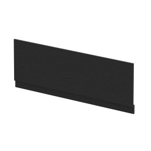 Straight Front Panel & Plinth (1700) - Hudson Reed MPD605N Black, Black colour ,image 1