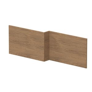 Square Shower Bath Front Panel - Hudson Reed MPD2735 Oak, Oak colour ,image 1
