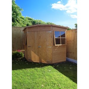 Murrow 7 x 7 Double Door Shiplap Shed