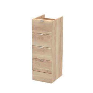 300mm Drawer Unit - Hudson Reed OFF3032 Oak, Oak colour ,image 1