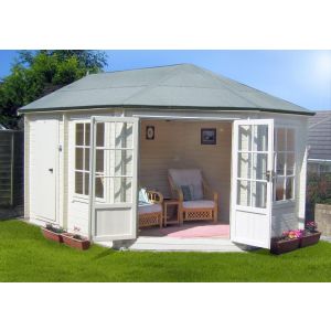 Rowney 10 x 14 Corner Log Cabin