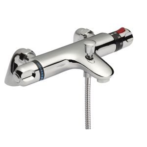 Thermostatic Bath Shower Mixer - Nuie CD324 Chrome, Chrome colour ,image 1
