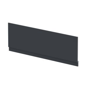 Straight Front Panel & Plinth (1700) - Hudson Reed BPR1405 Black, Black colour ,image 1