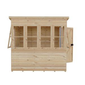 Sun Pent 6 x 6 Single Door Shiplap Potting Shed - Style B