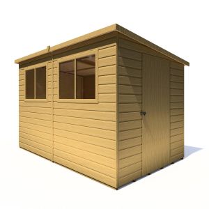 Caldey 10 x 6 Single Door Shiplap Shed - Style B