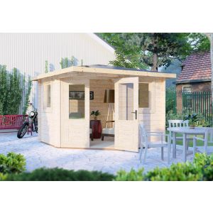 Lukne 9 x 9 Corner Log Cabin